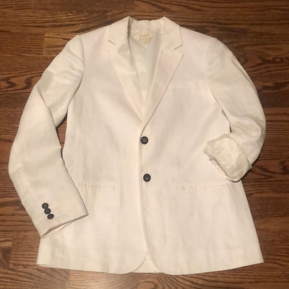 J. Crew Linen lined blazer